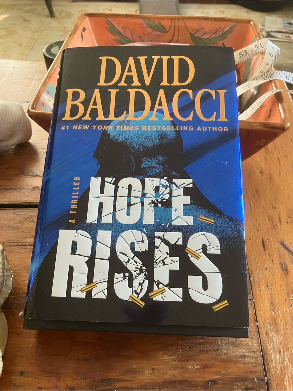 David Baldacci "Hope Rises" Hardcover Thriller - Blue & Black